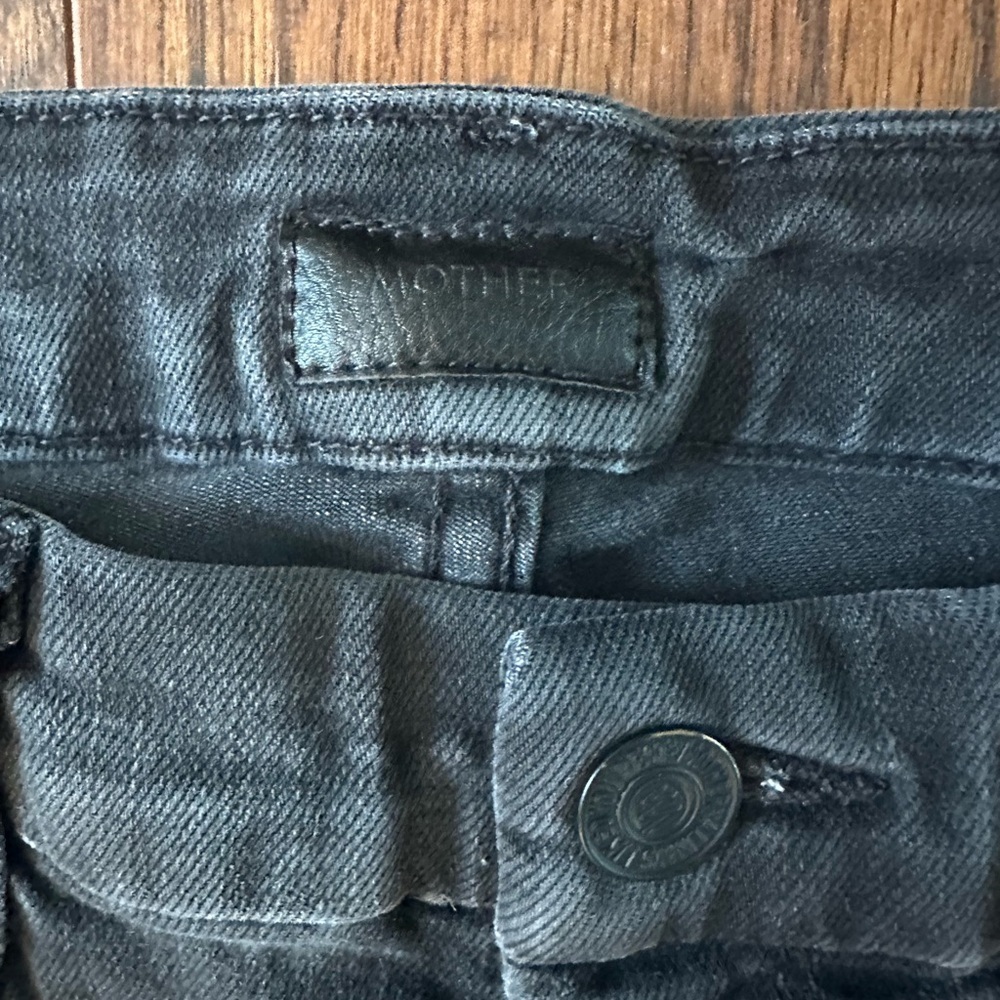 MOTHER Black Skinny Jeans Sleek Fit - Picture 2 of 5